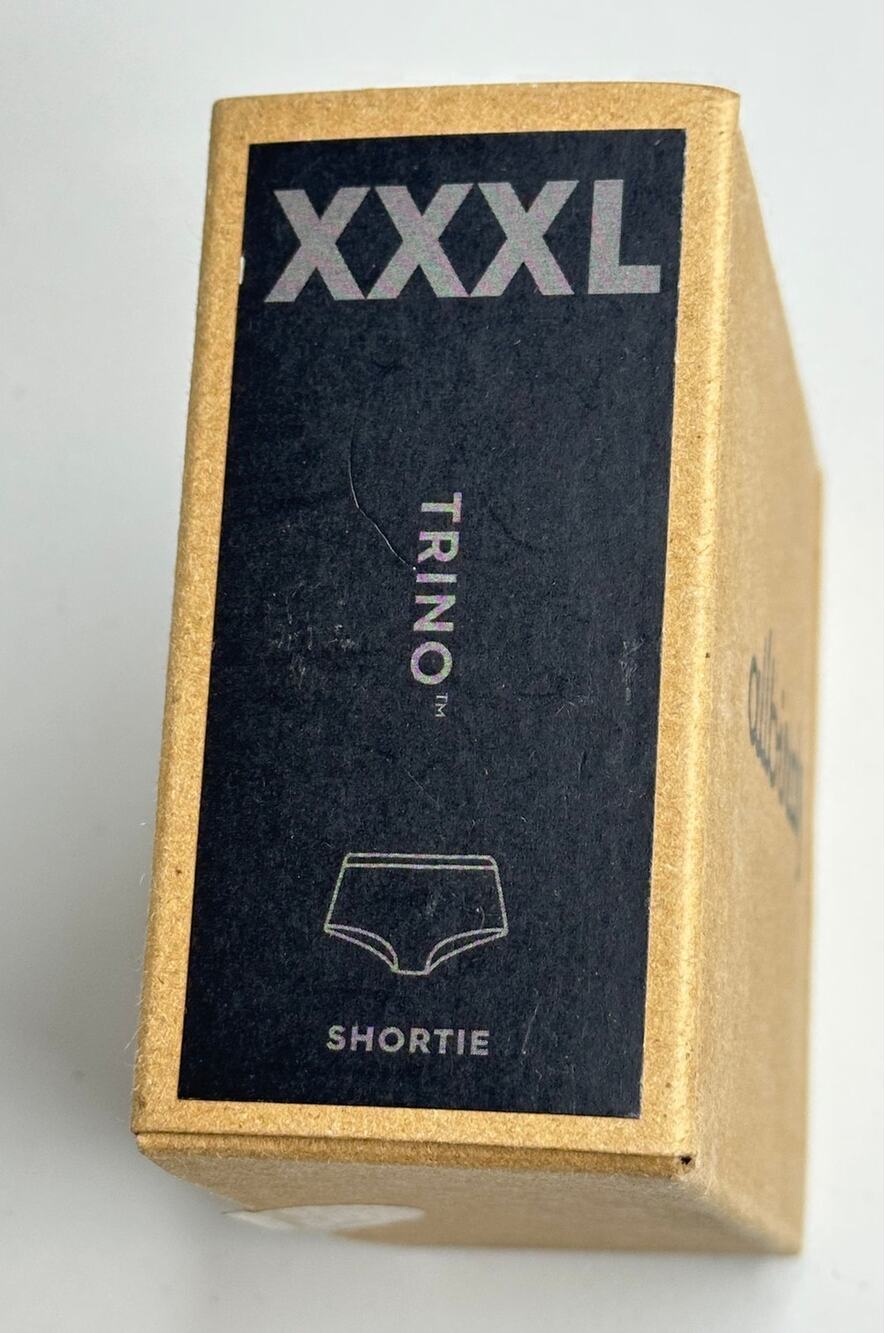 Allbirds Trino Shortie Panty True Black 3XL NWT Merino Tree Blend Rare 3X Boxers